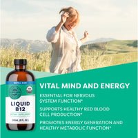 Vimergy Vitamins & Supplements Organic Liquid B12