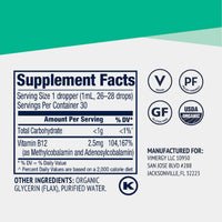 Vimergy Vitamins & Supplements Organic Liquid B12